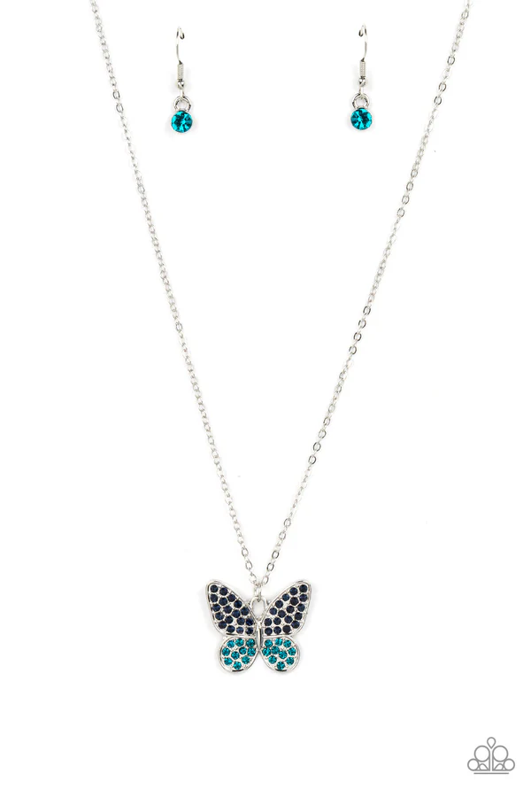 Flutter Forte - Blue  Necklace