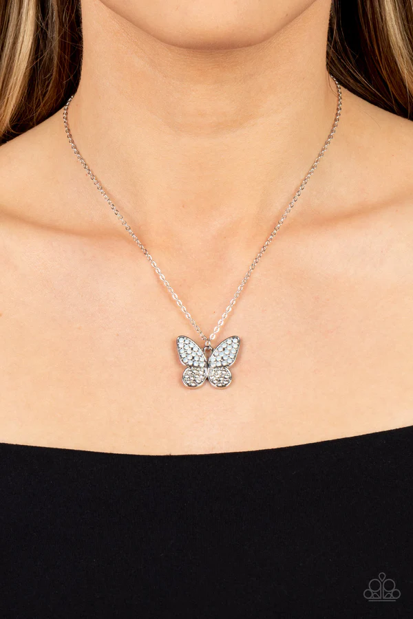 Flutter Forte - White  Necklace