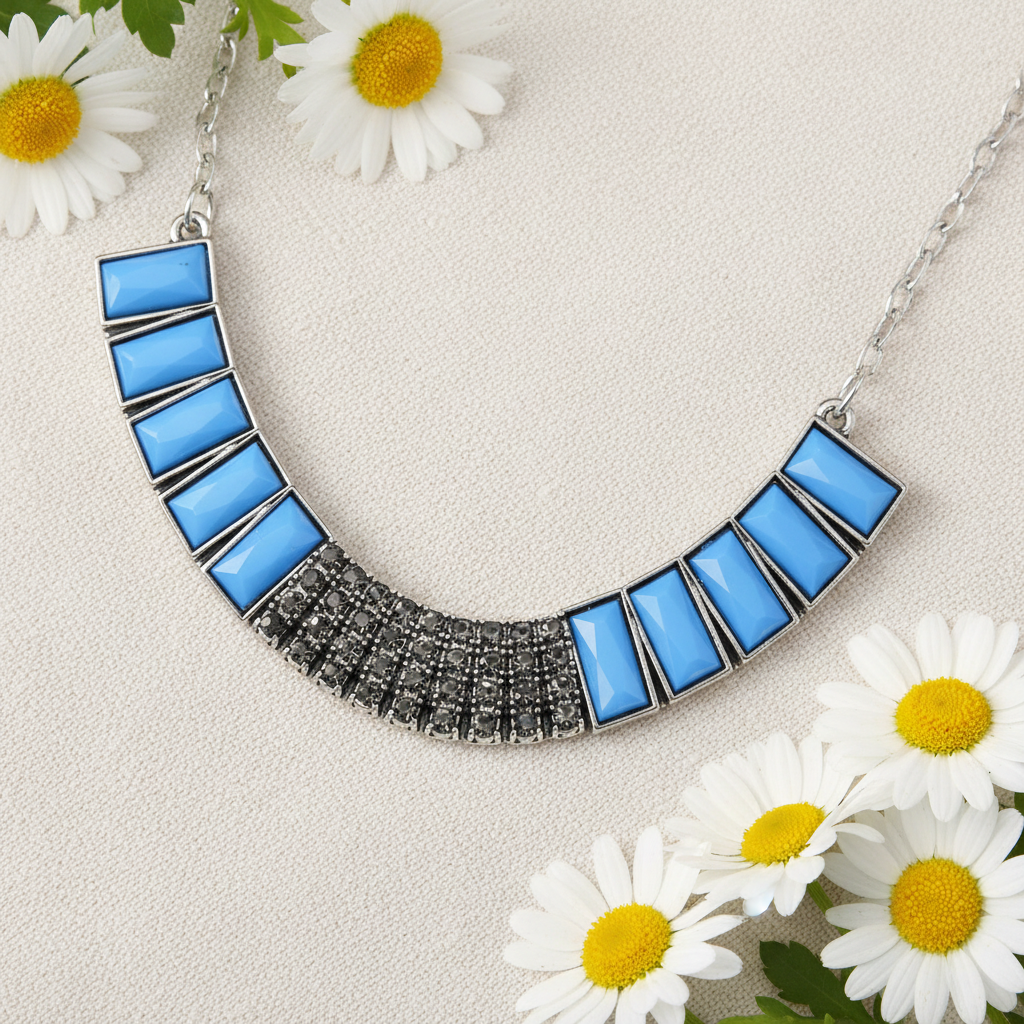 Coup de MANE - Blue  Necklace