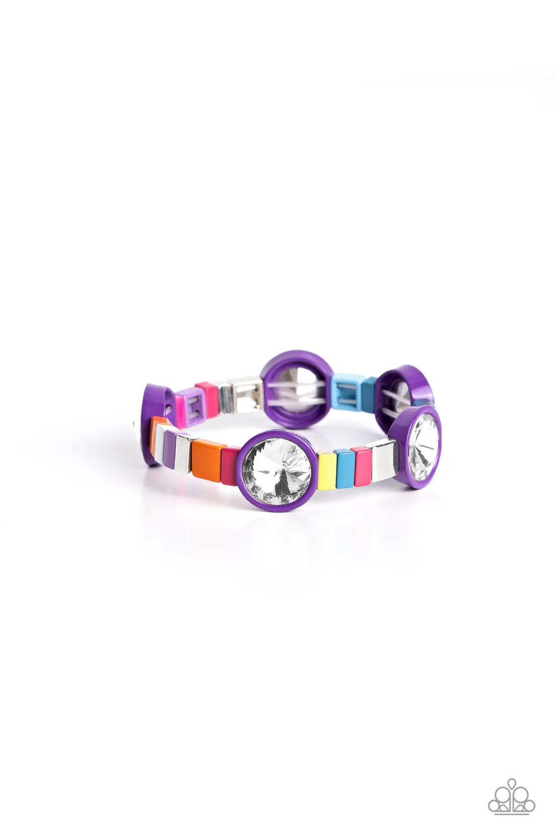Multicolored Madness - Purple  Bracelet