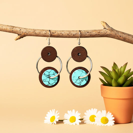 Artisanal Aesthetic - Blue  Earrings