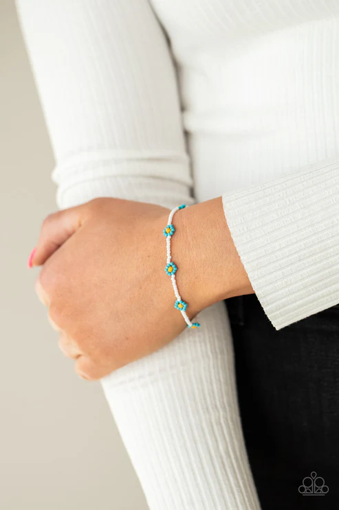 Camp Flower Power - Blue  Bracelet