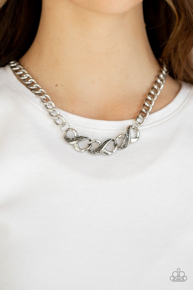Infinite Impact  - Silver Necklace