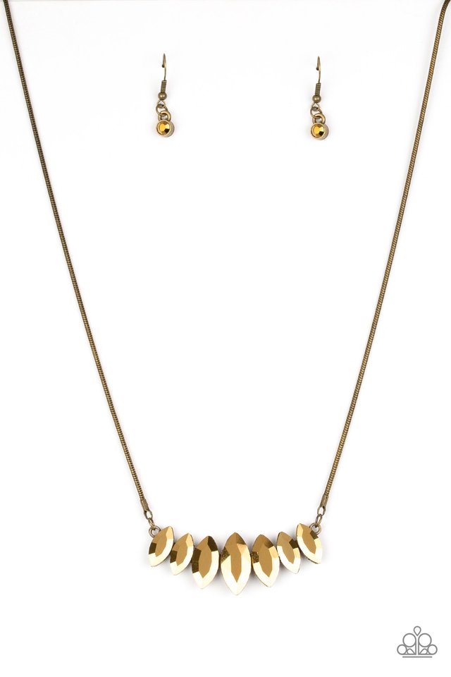 Leading Lady - Brass Necklace
