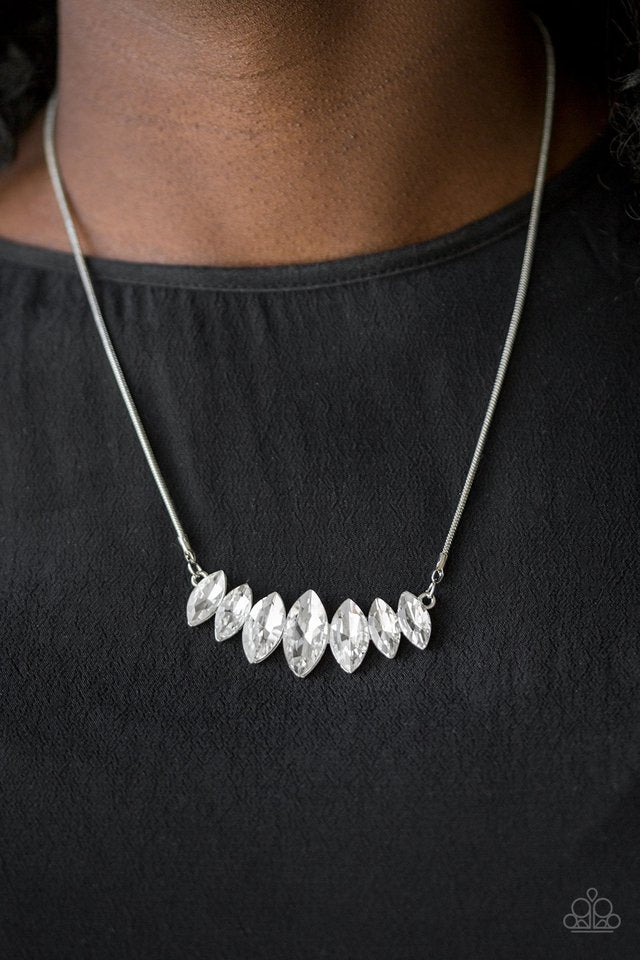 Leading Lady - White  Necklace