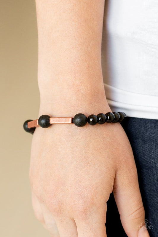 Metro Meditation - Copper  ~ Paparazzi Urban Bracelet