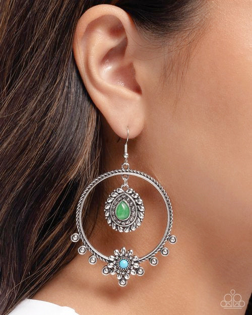 Neutral Nuance - Green  Earrings
