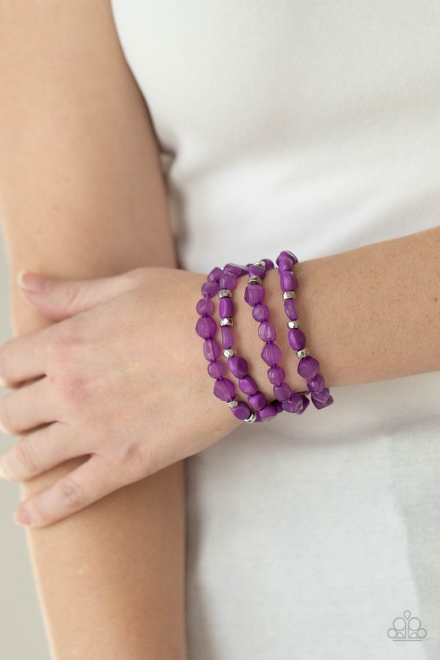 Nice GLOWING! - Purple  Bracelet