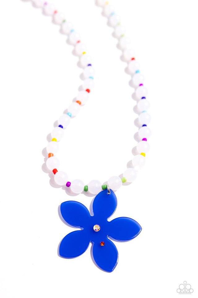 Nostalgic Novelty - Blue  Necklace