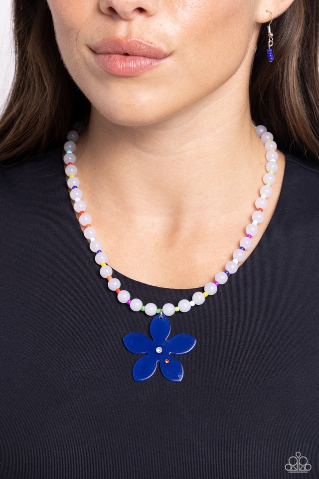 Nostalgic Novelty - Blue  Necklace
