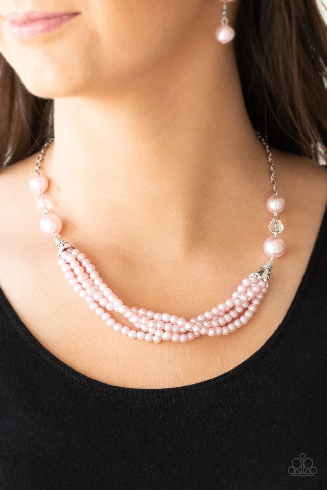 One-WOMAN Show - Pink  Necklace