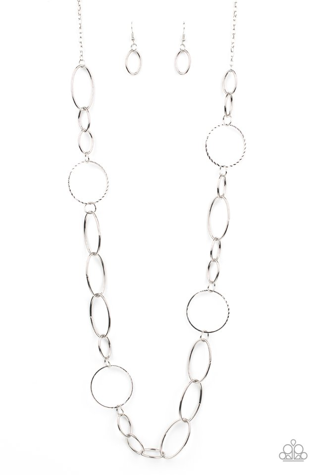 Perfect Mismatch - Silver Necklace