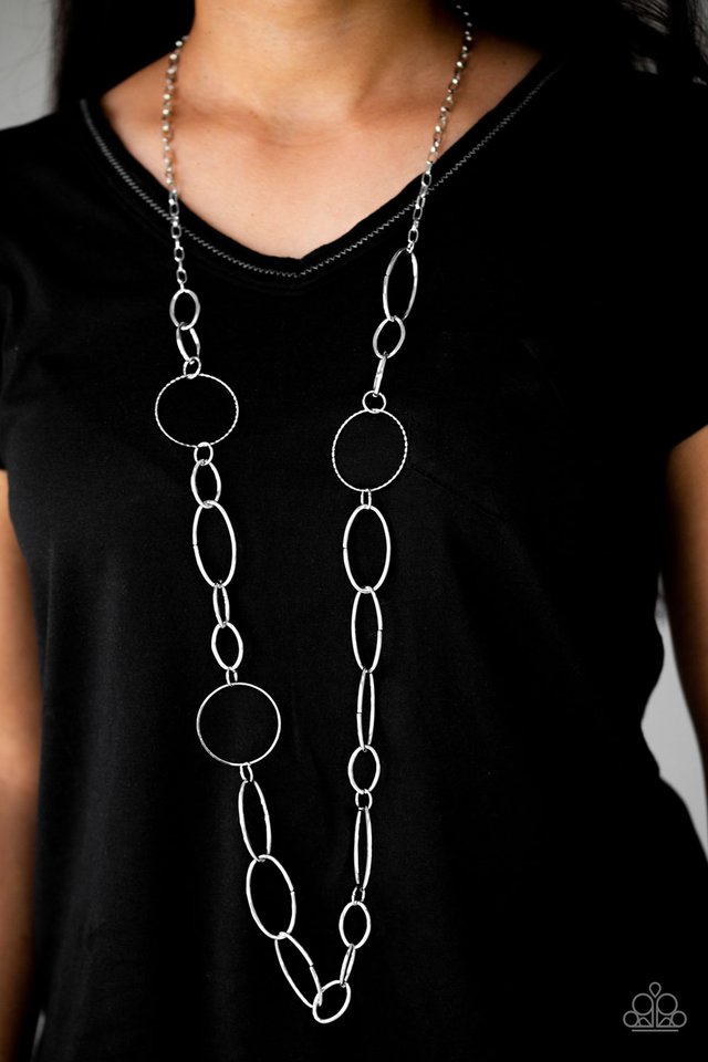 Perfect Mismatch - Silver Necklace