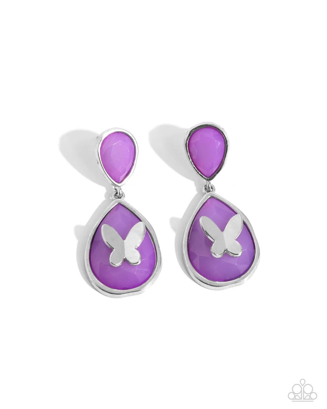BRIGHT This Sway - Purple - Paparazzi Earrings