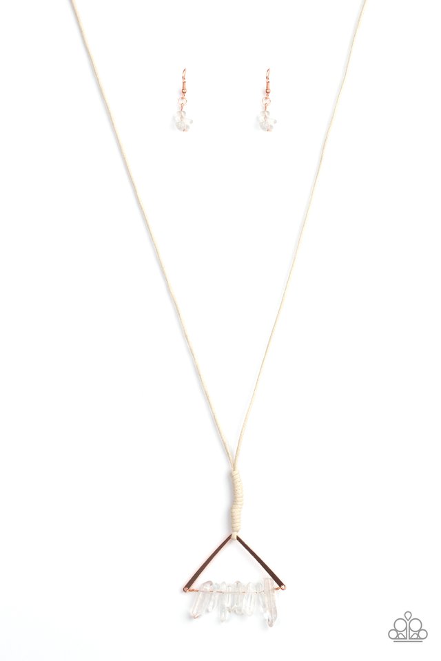 Raw Talent - Copper  ~ Paparazzi Long / Opera (28–34") Necklace