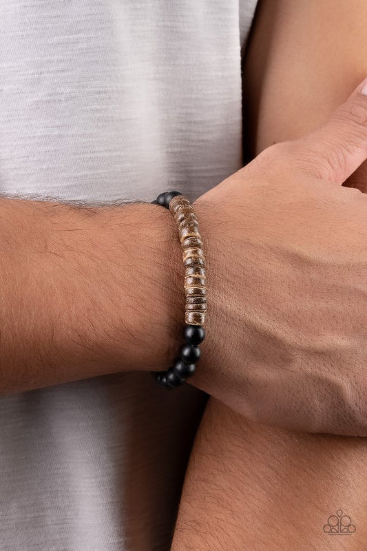 Recreational Remedy - Brown  ~ Paparazzi Urban Bracelet