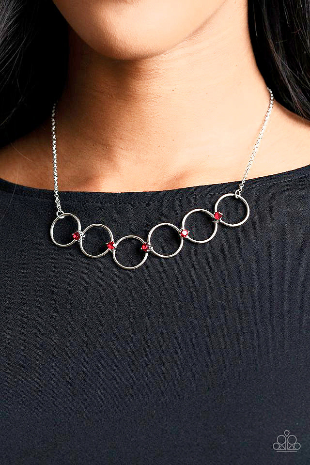 Regal Society - Red  Necklace