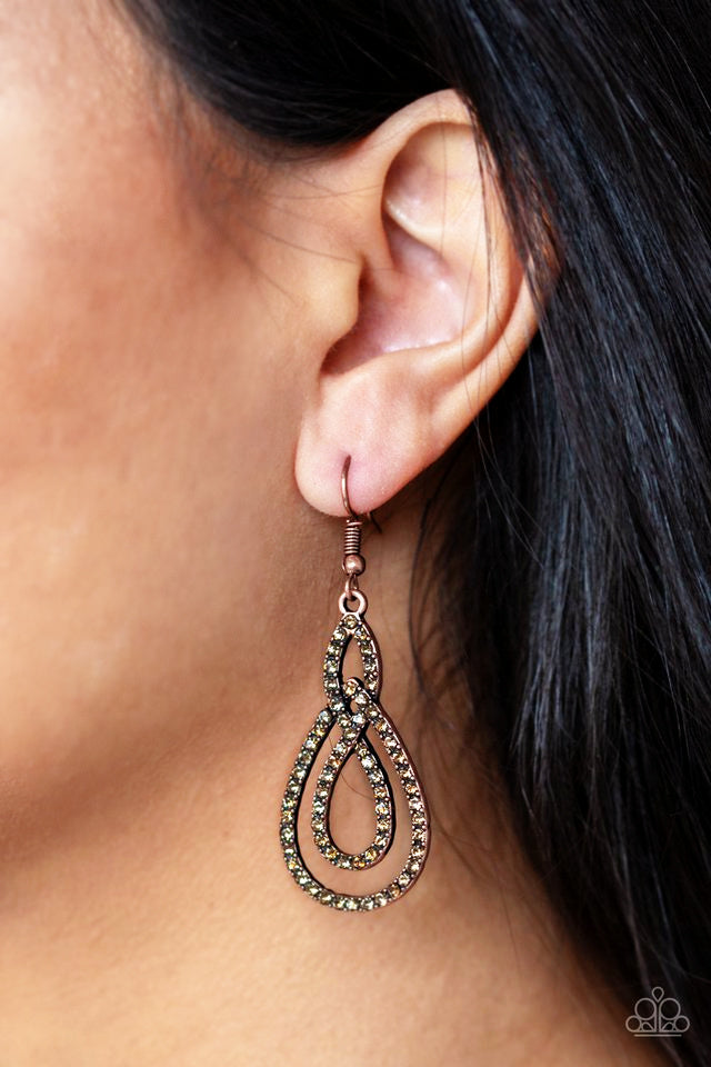 Sassy Sophistication - Copper  Earrings