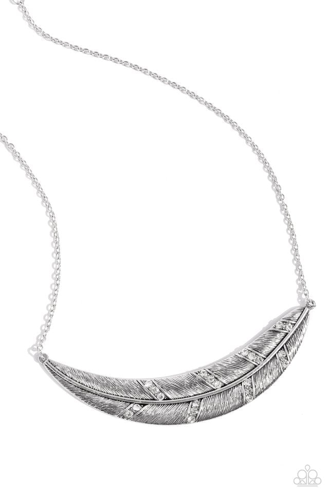Say You QUILL - Silver  Necklace