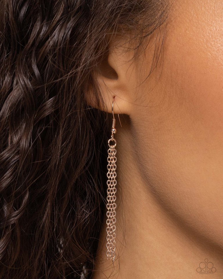 Seashell Sonata - Rose Gold ~ Paparazzi Necklace