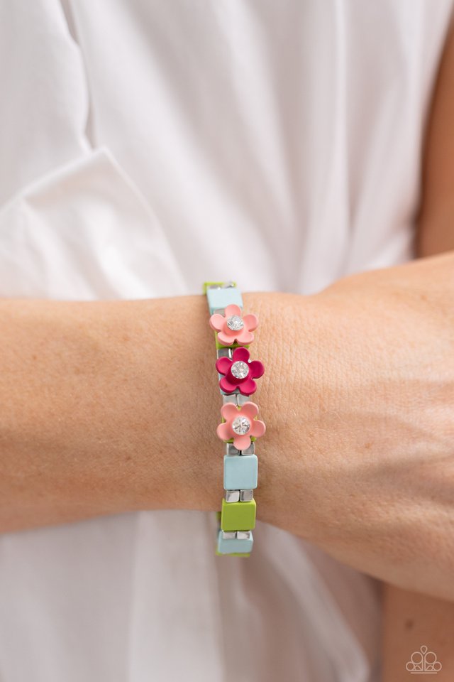 Sincerely Springtime - Multi  ~ Paparazzi Stretch Bracelet