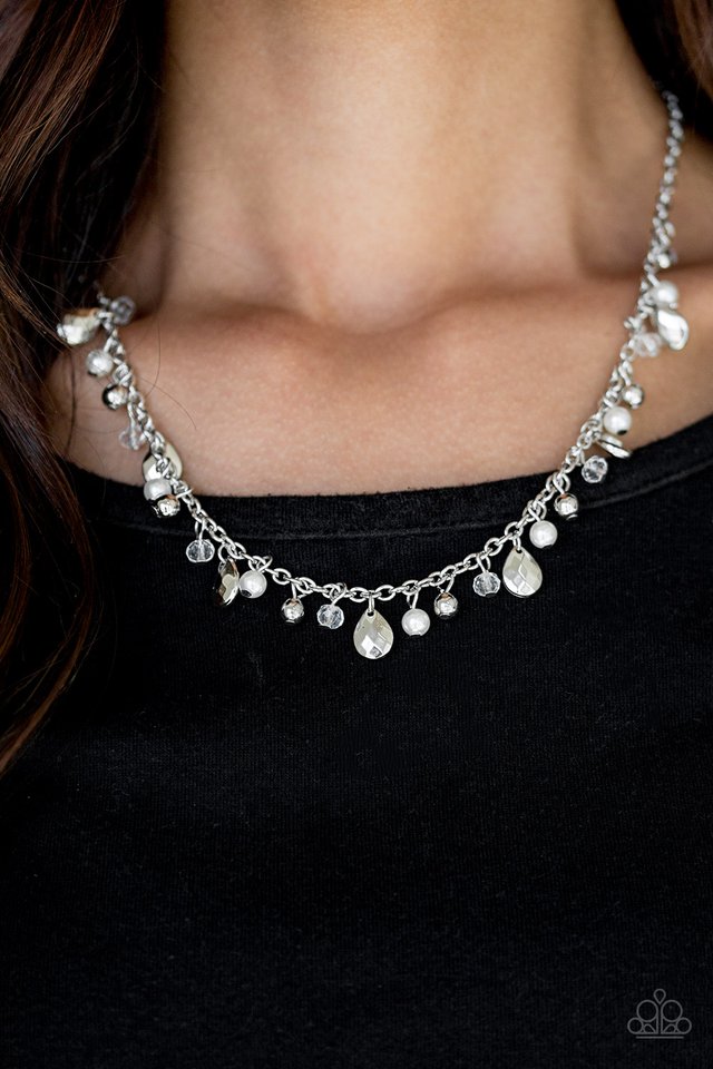 Springtime Sophistication - White Necklace