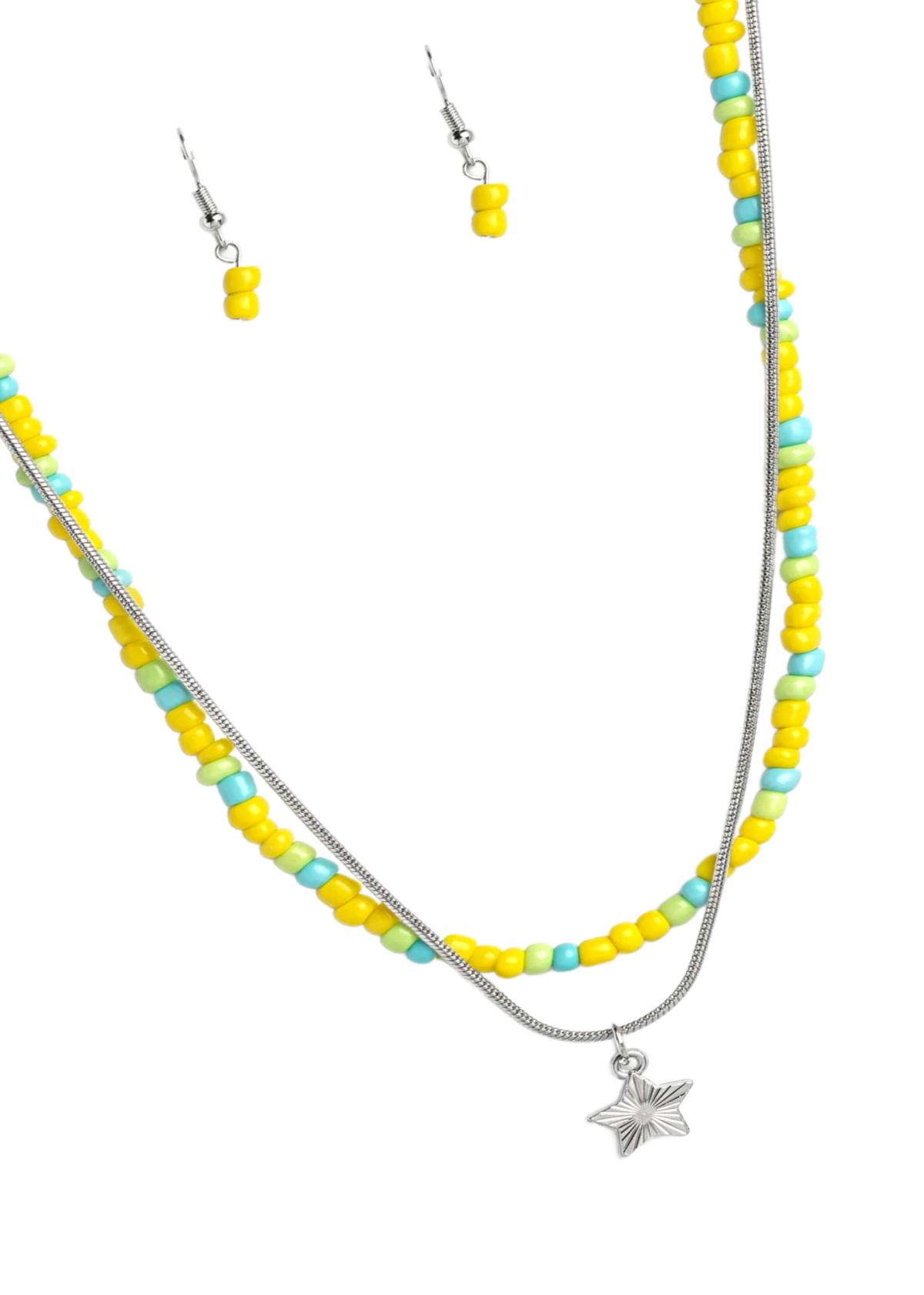 Starry Serendipity - Yellow  Necklace