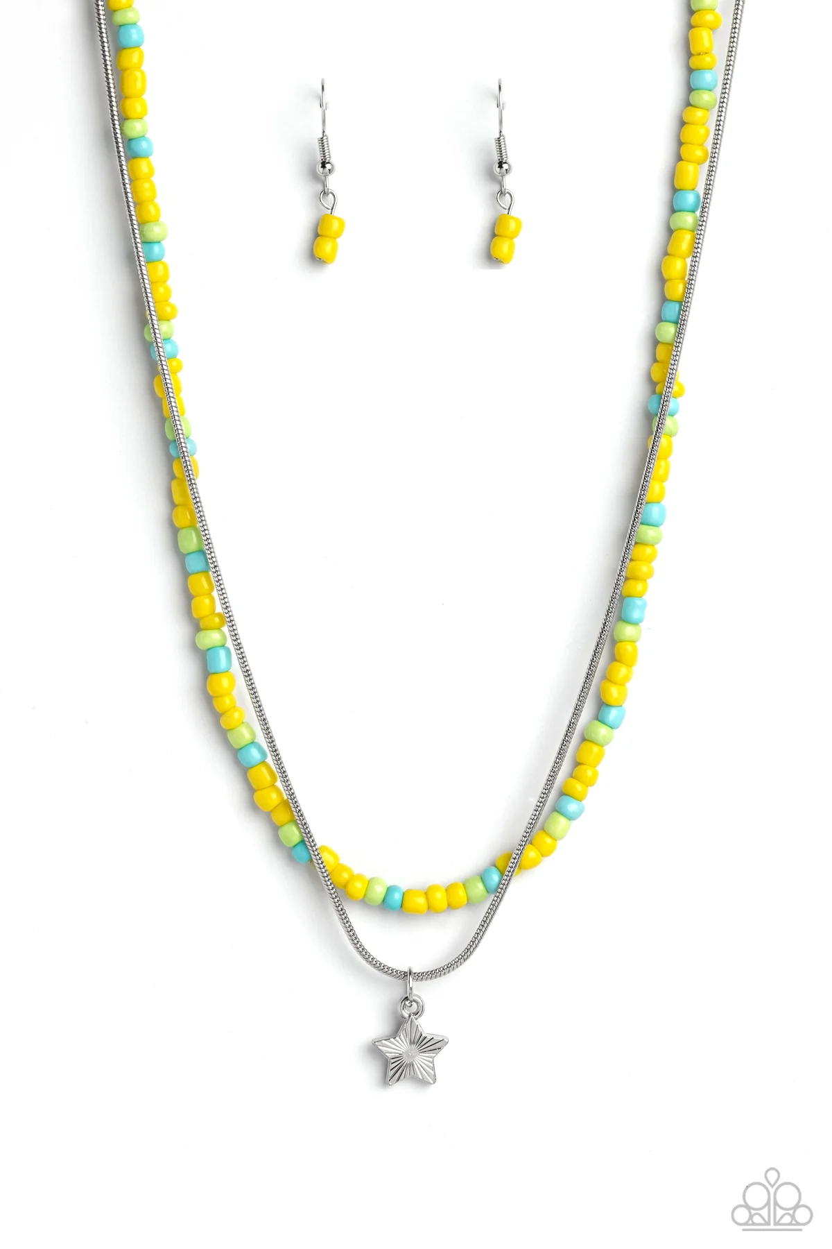 Starry Serendipity - Yellow  Necklace