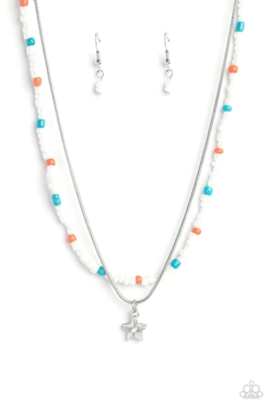 Starry Serendipity - White Necklace