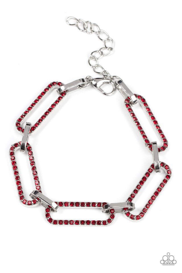Still Not OVAL You - Red  Bracelet