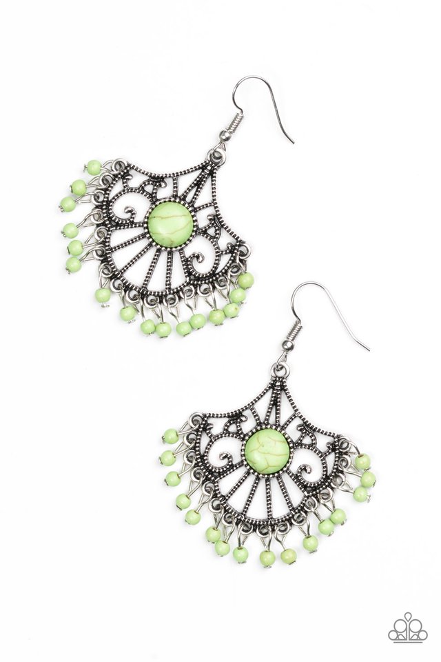 Stone Lagoon - Green  Earrings