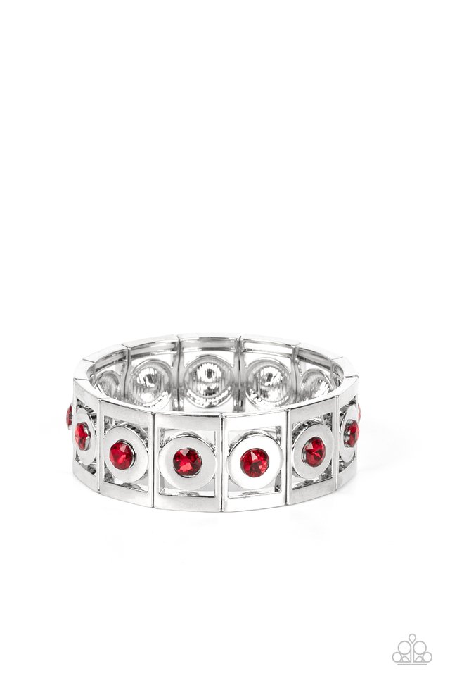 Stretch Of Drama - Red  Bracelet