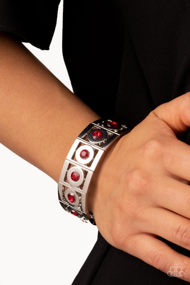 Stretch Of Drama - Red  Bracelet