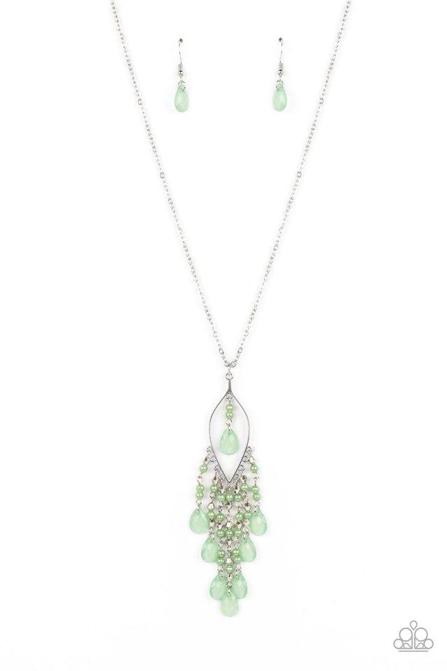 Sweet DREAMCATCHER - Green  ~ Paparazzi Long/Opera (28-34") Necklace