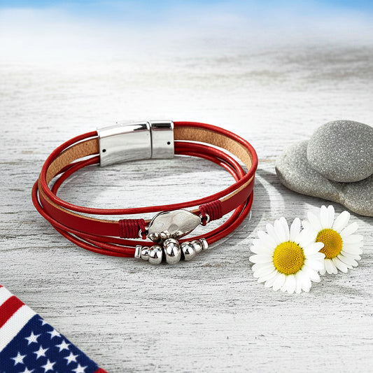 Tahoe Tourist - Red  Bracelet