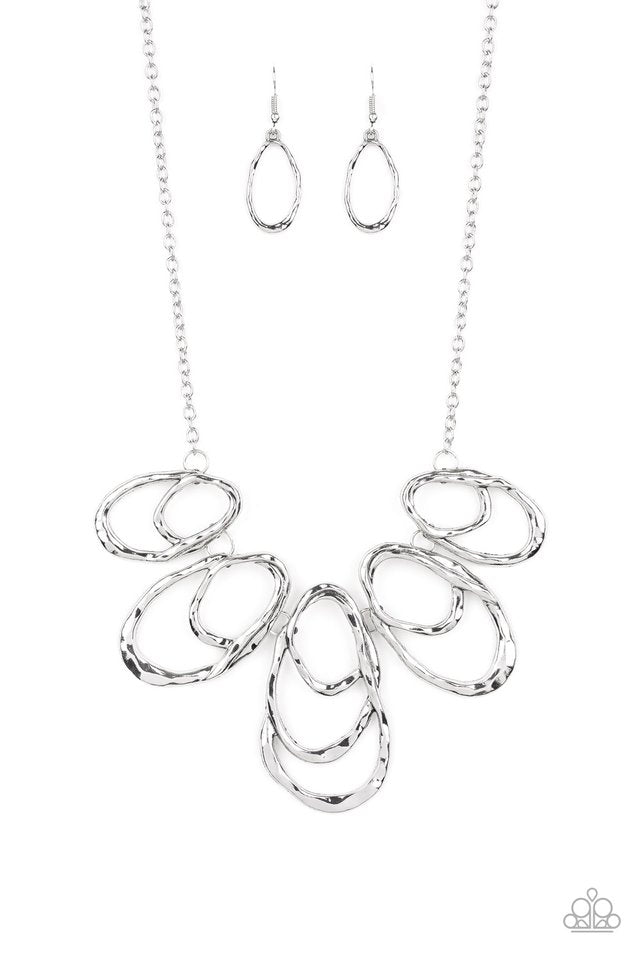 Terra Storm - Silver Necklace