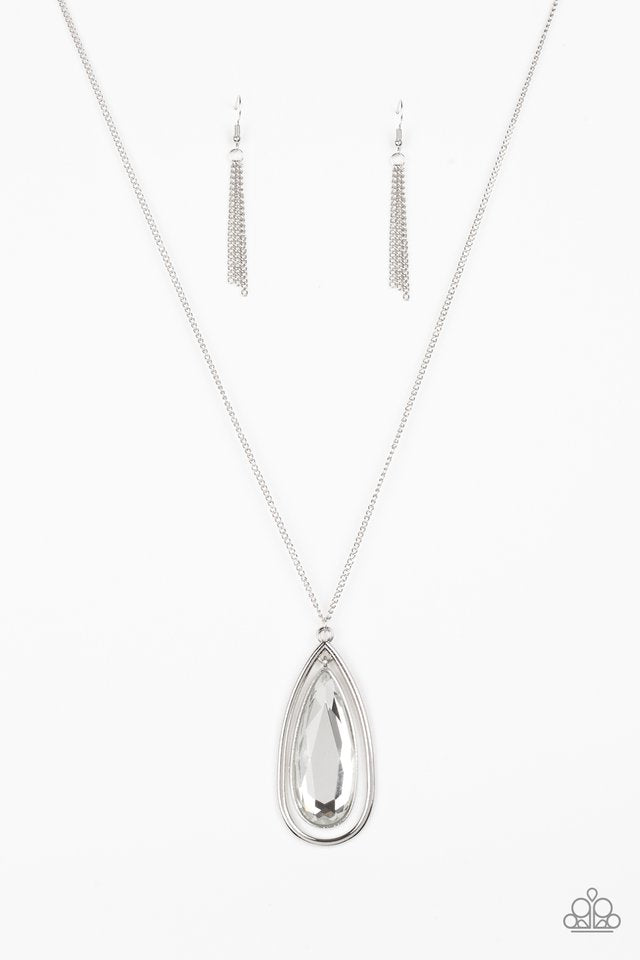 The Royal Coronation  - White Long/Opera (28-34") Necklace
