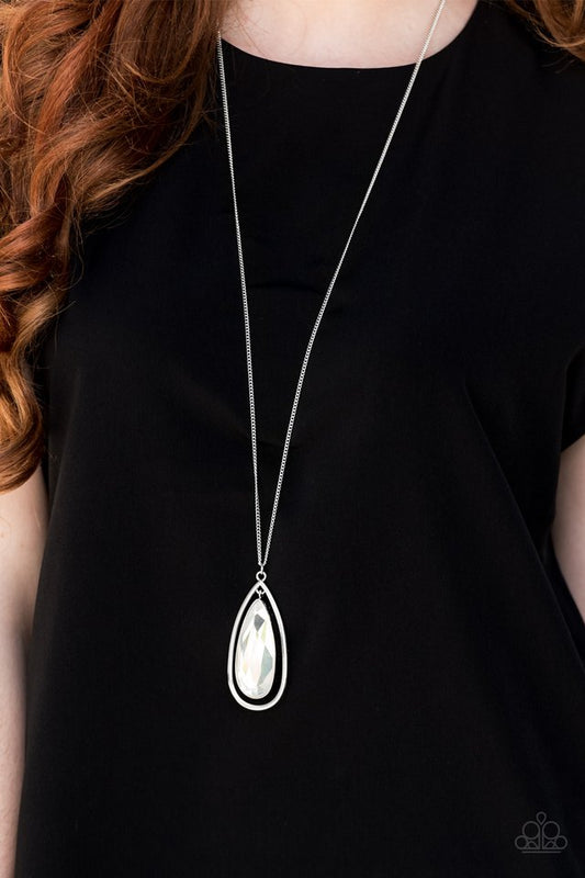 The Royal Coronation  - White Long/Opera (28-34") Necklace