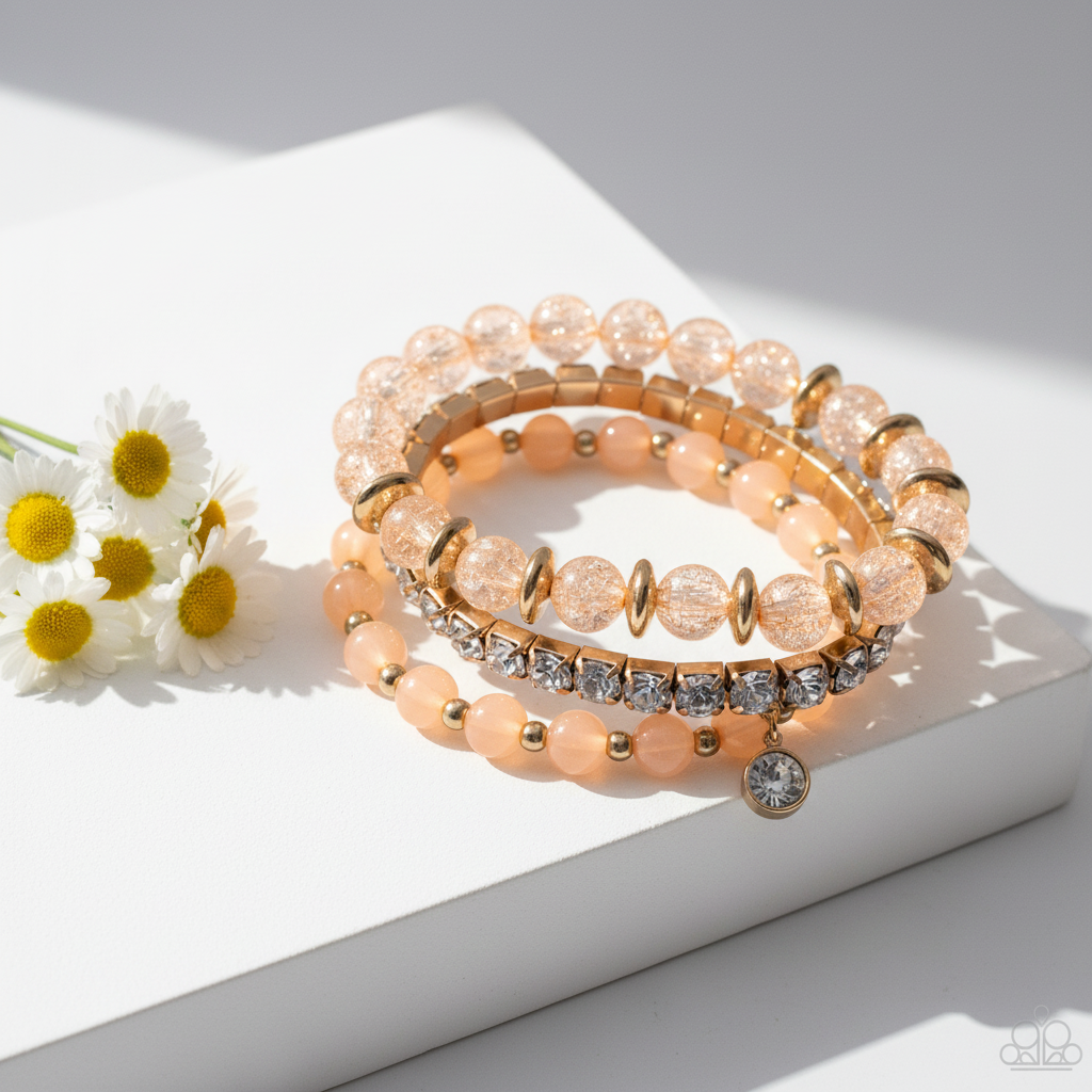 Shattered Style - Gold  Bracelet