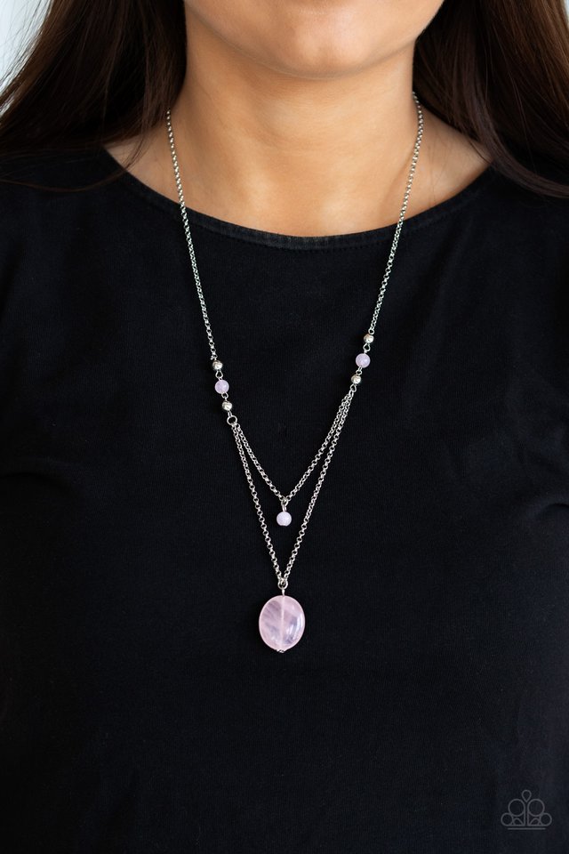 Time To Hit  The ROAM - Pink Necklace