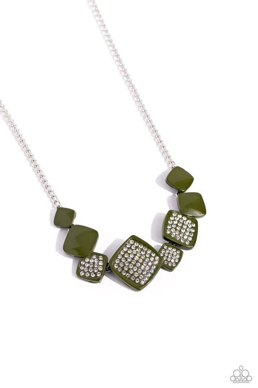 Twinkling Tables - Black - Paparazzi Necklace