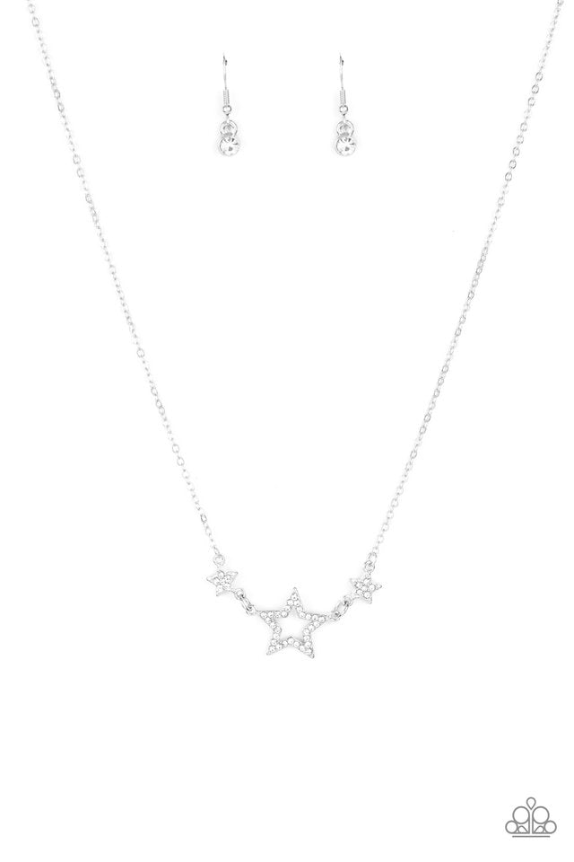 United We Sparkle - White  Necklace
