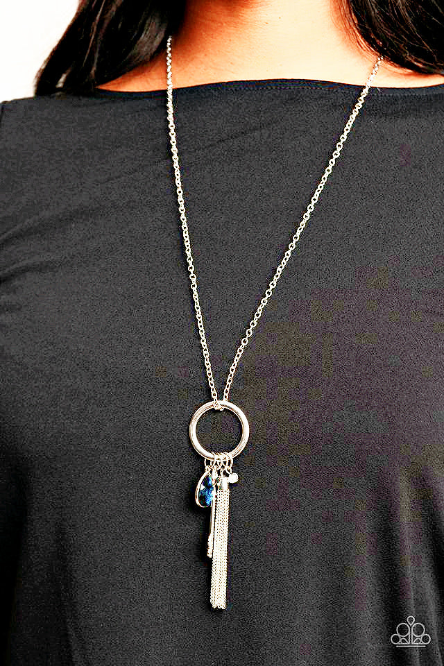 Unlock Your Sparkle - Blue Necklace