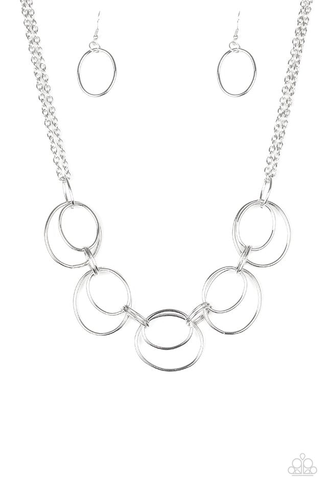 Urban Orbit - Silver Necklace