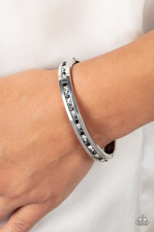 Urban Reign - Multi  ~ Paparazzi Hinged Bangle Bracelet