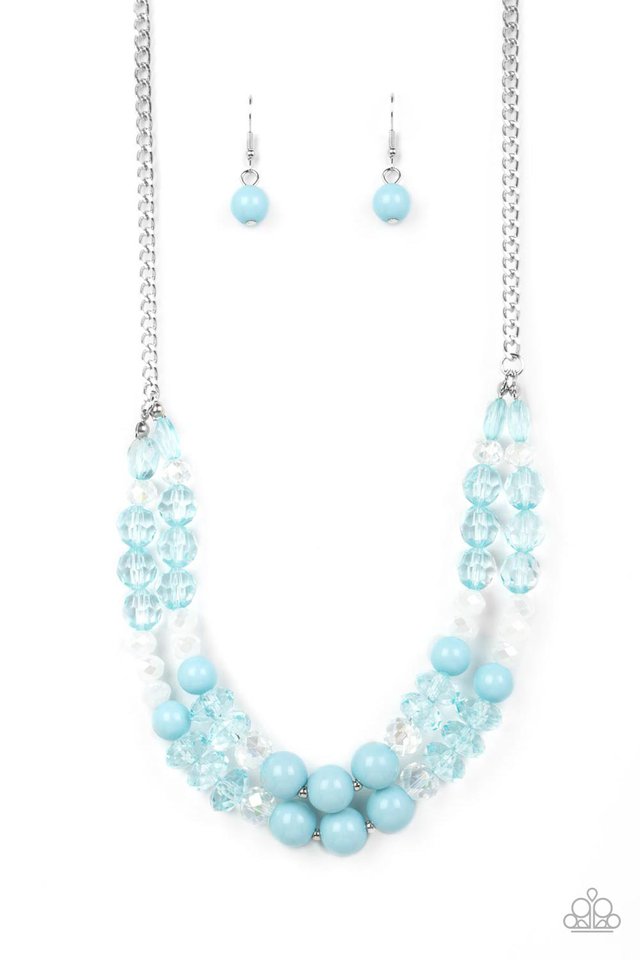 Vera-CRUZIN - Blue  ~ Paparazzi Everyday / Princess (18") Necklace