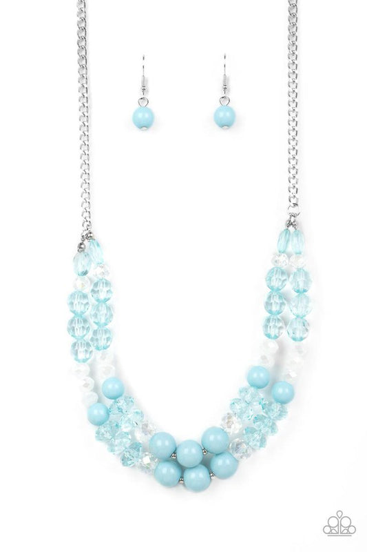 Vera-CRUZIN - Blue  ~ Paparazzi Everyday / Princess (18") Necklace