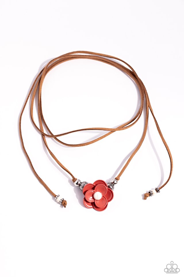 Wanderlust Wrap - Brown Necklace