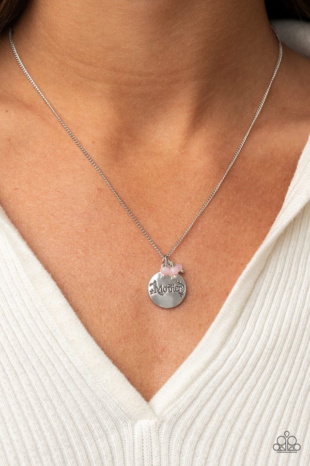 Warm My Heart - Pink  Necklace