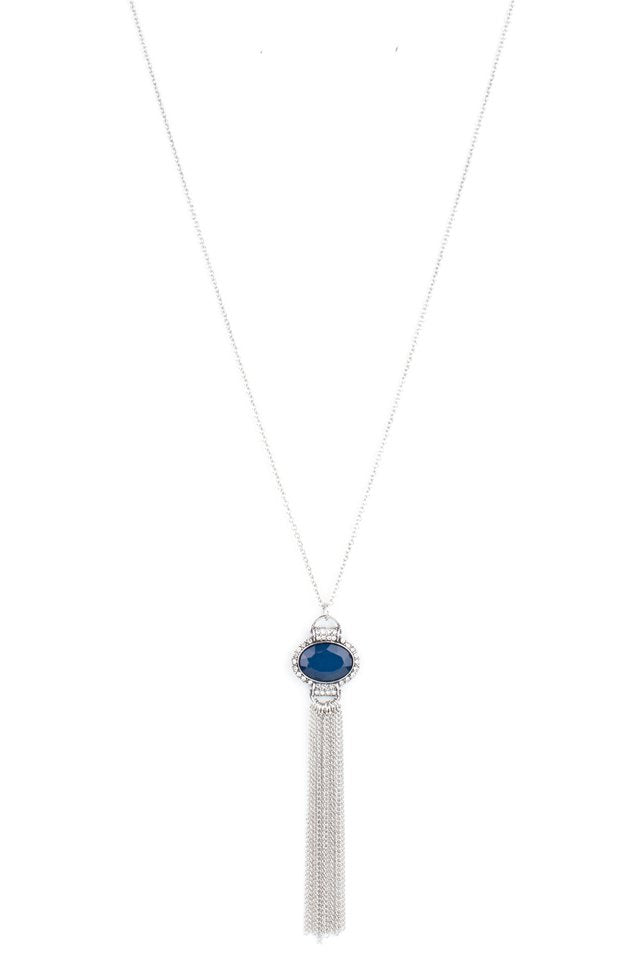 What Glows Up - Blue Necklace